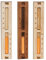 Sawo Sauna Sand Clock, 553, drehbar, Kiefer, Espe Gold Zedernholz