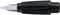 Ergonomic School Fountain Pen - STABILO EASYbuddy - Grip - Medium feather - M Nib - black/lime