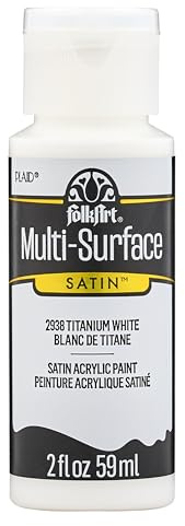 FolkArt Plaid Multi-Surface Paint | Colours Listed 59ml (2oz) Titanium White