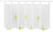 Joyswahl Scheibengardine Voile Bistrogardine mit Früchten Motive »Carla« Transparente Gardine Stores HxB 45x90cm Apfelgrün 1er Pack