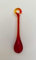 Lichtenheldt-Glas Glastropfen Länge ca. 6-7 cm (rot)