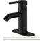 Greenspring Badezimmerarmatur Wasserfall Waschbecken Antik Einhebel Waschbecken Waschbecken Waschtisch Versorgungslinie Bleifrei Aerator spout schwarz