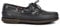 PAYMA - Náutico Mocasín Deportivo Casual en Piel para Hombre. Tallas Grandes 46 47 48. Piel Engrasada. Piso de Goma. con o sin Cordones. Color: Azul Engrasado; Talla EU 46