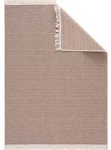 Fashion4Home Teppich Läufer - Tepiche für Wohnzimmer, Schlafzimmer, Küche, Kinderzimmer, Badezimmer - Boho Kelim - Läufer Flur, Beige, Größe: 120x170 cm