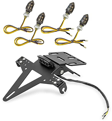 Set Kennzeichenhalter + 4X LED Blinker für KTM 390 Duke / 125 Duke KX4
