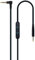 SPARKED Replacement Headphone Cable Audio Lead Wire for Bose QC25 Quiet Comfort 25 Headphones with Inline Mic & Remote Control QuietComfort Q25 Cord for On Ear for iPhone, Android, Samsung Black, 1.4m