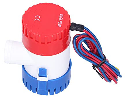 ViaGasaFamido Bomba de Agua de Sentina Sumergible 12V/24V para Barco - Accesorios Marinos (12V 1100GPH)