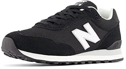 New Balance Herren 515 V3 Classic Sneaker, Schwarz/Weiß/Aluminiumgrau