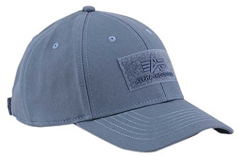 Alpha Industries Herren VLC Cap Unisex Basecap Baseballkappe, Greyblue, One Size