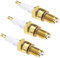 eMagTech 3pcs F7TC Bougie d’allumage Remplacement Nickelée Moteur à Essence Compatible avec Tondeuse à Gazon Tracteur Motoculteur Pompe à Eau Kart Mini Vélo Moteur Essence
