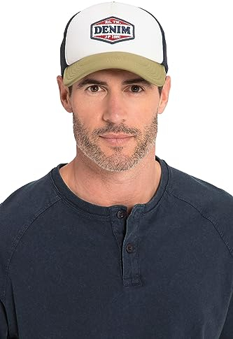JP 1880 Herren große Größen Übergrößen Menswear L-8XL Cap, Wording Badge dunkel khaki 1Size 811609430-1
