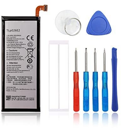 SwarKing Replacement Battery Compatible with BlackBerry DTEK50 LTE AM STH100-1, Neon Pour Alcatel One Touch Idol 4 OT-6055B, OT-6055H, TLp026EJ TLP026E2 with Toolkit