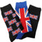 6 PAIRS UNION JACK DESIGN EVERYDAY/DRESS/OFFICE SOCKS * ASSORTED UNION JACK DESIGN'S * * KING'S CORONATION *