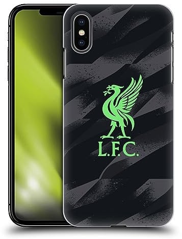 Head Case Designs Officially Licensed Liverpool Football Club Home Goalkeeper Kit 2023/24 Hard Back Case Compatible With Apple iPhone XS Max