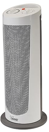 Bimar HP129 Stufetta Elettrica a Colonna, Termoventilatore PTC Elettrico 2000W a Basso Consumo, Termostato Regolabile e 2 Potenze di Riscaldamento, Oscillazione Automatica Destra-Sinistra