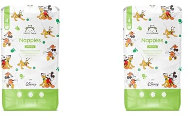 Amazon-Marke: Mama Bear Disney Ultra Dry Windeln Größe 4 (8-14 kg), Weiß, 84 Stück (1-er Pack) (Packung mit 2)