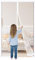 Zanzariera Magnetica Porta 240x220cm,Tenda Zanzariera con Magneti,Protezione Antizanzare per Porte e Finestre,Traspirante,Facile Installazione e Rimozione,Chiusura Automatica,Bianco