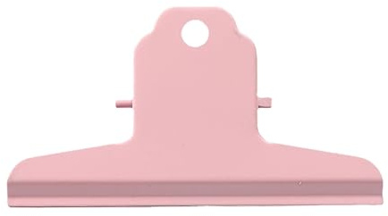 10cm Metallklammern, Aufhängbare Große Bull Büroklammern | Metallscharnier Clip, Hochbelastbare Metallakte für Zuhause, Büro, Schule(Rosa)