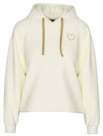 PIECES Pcchilli Ls Heart Hoodie Noos Bc