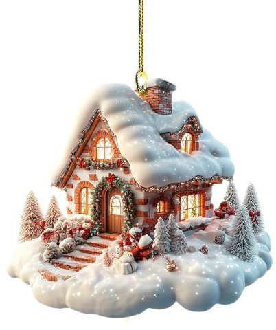 Weihnachtsdeko für draußen, Weihnachtsschmuck Weihnachtsbaumschmuck Türdekorationen hängende Weihnachtsanhänger Weihnachtsbastel-Partyzubehör Christbaumschmuck Heimdekoration