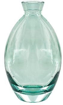 Green Glass Bud Vase Modern Decorative Mini Flower Bud Vase Diffuser Bottle Vintage Rustic Flower Vase Wedding Party Table Centerpieces