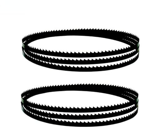 2 pezzi 2095mm lame for sega a nastro 6 10 16mm larghezza 3 6 TPI for Dewalt DW738 Carbon sega a nastro utensili for la lavorazione del legno(2095x16x0.5mm 6TPI)