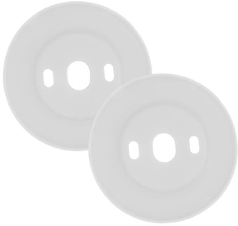 Artibetter 2pcs Thermostat Wall Plate Compatible Nest Thermostat Easy Install Backplate Protective Cover for Home Decor Scratch-Resistant Design
