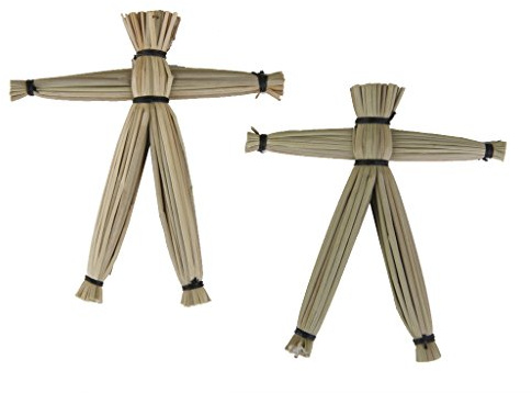 2 x Voodoo-Puppen, gruselige Magie