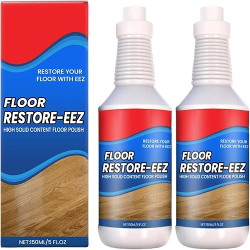 2PCS Floor Restore eez, Floors Restorer & Polishs, Clean Eez Floor Restorer, Wood Flooring Renewal Polishs, Shine & Protect Instantly Wood, Laminate, Vinyl, Bamboos, Slate, Terracotta & More
