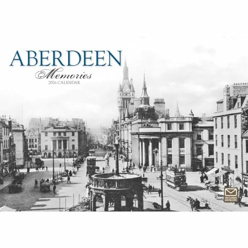 Aberdeen Memories A4 Calendar 2026, Wall Calendars, Month To View, Gift