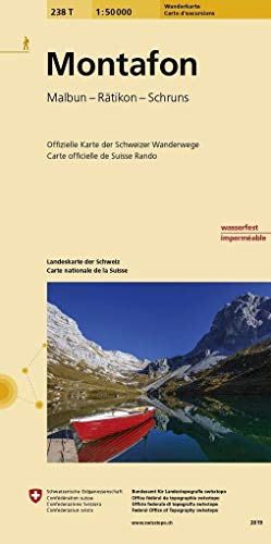 238T Montafon Wanderkarte: Malbun - Rätikon - Schruns (Wanderkarten 1:50 000)