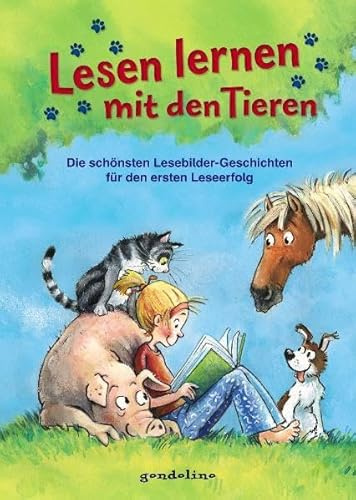 Lesen lernen mit den Tieren: Die schönsten Lesebildergeschichten für den ersten Leseerfolg - Erstlesebuch für Kinder ab 5 Jahren