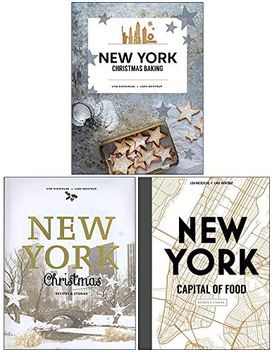 New York Christmas Baking, New York Christmas Recipes and Stories, New York Capital of Food 3 Books Collection Set