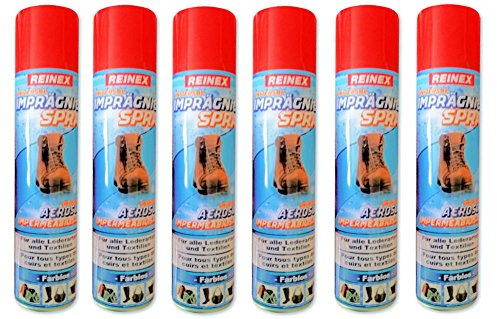 Reinex 6x Imprägnierspray à 400ml farblos Imprägnieren Imprägnier-Spray Grundpreis: 9,79 €/l