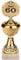BRUBAKER Pokal mit Jahreszahl - goldene Trophäe mit Marmorsockel - Geschenkidee für runde Geburtstage Jubiläen - Motiv: Super 60