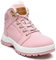 visionreast Warm Gefütterte Winterschuhe Unisex Wasserdicht Wanderschuhe Schneestiefel Winter Trekking Winterboots für Herren Damen Schnürsenkel rutschfest Outdoor, Pink, 36 EU