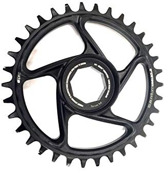 e*spec Direct Mount Kettenblatt – Aluminium – 36 Zähne – Brose S Mag – Schwarz
