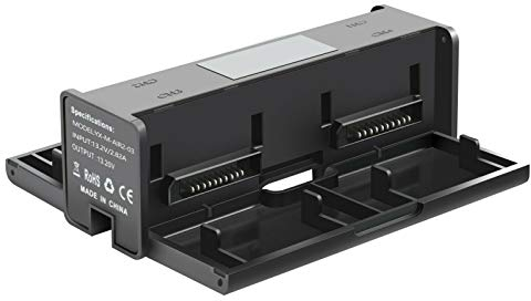 Yangers Ladestation-Dock für DJI Mavic Air 2 (Nicht für Mavic Air), 4-in-1-Akku-Ladestation mit Mehreren Batterien, Smart Rapid Balance-Lademanager für 4 intelligente Flugbatterien