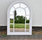 Biznest 70X50Cm Window Style Wall Mirror Simply Stylish Decor Mirror White Wall Window Mirror