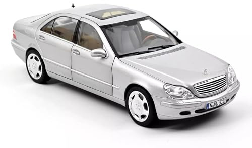 Norev Mercedes S600 S-Klasse W220 1998 Silber Modellauto 1:18