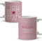 LolaPix Tazas Pareja Personalizadas con Frase/Nombre. Regalos San Valentin Personalizados. Tazas Personalizadas Interior Color. Taza San Valentin de Cerámica. Destino You
