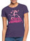 Spreadshirt Pink Panther Wer hat an der Uhr gedreht Lustiger Spruch Frauen T-Shirt, M, Dunkellila