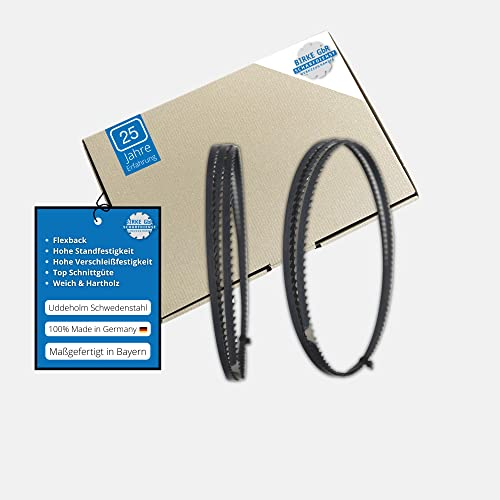 3er SET Bandsägeblätter 1400x6x0,65mm 6ZpZ Bandsägeblatt Sägebänder Holz