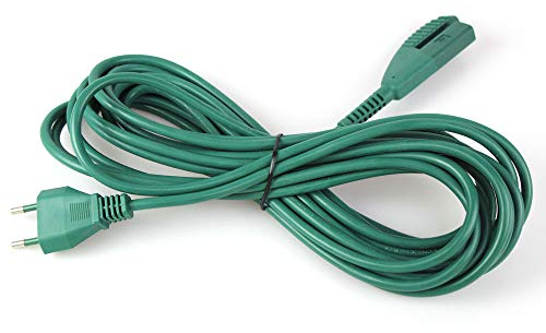 Premium Kabel Stromkabel Anschlusskabel passend Für Vorwerk Kobold VK 135, 136, VK135, VK136 Staubsauger | Länge: 10 Meter | Großer Saugradius | Zubehör - Ersatzteile