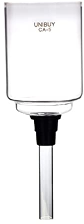 zalati Coffee Syphon Top Pot Glass Siphon Pot Accessories for 3 Cups Coffee Maker Parts Replacement