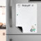 Magnetischer To Do Liste Magnetisches Tagesplaner für Kühlschrank A4 Abwischbar Whiteboard für Zuhause Büro Weiß