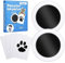 Mtoysy Pfotenabdruck Set Hund und Katze, Pfotenabdruck Stempelkissen, Baby Handabdruck und Fußabdruck Set, Clean Touch Abdruckset Hund, Andenken Familie Geschenk, Baby Abdruckset (2 PCS)