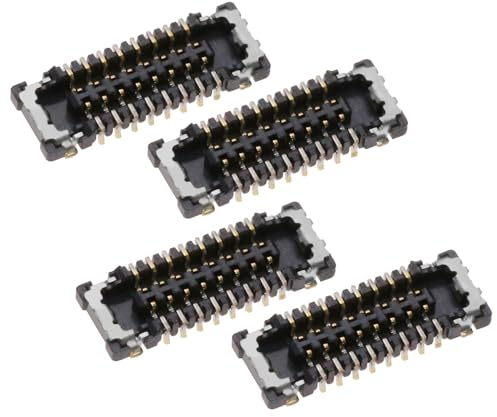 eMagTech 4pcs Lettore di schede Micro SD Connettore FPC Presa 16 Pin Compatibile con Nintendo Switch Accessori di Ricambio per Scheda Madre, Nero
