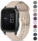20MM Watch Cinturino per Garmin Venu Sq Music/Venu Sq 2 Music/Venu Sq 2 /Venu Sq/Venu 2 /Venu 3 Plus,Silicone Cinturino per Uomo Donna,Tè al Latte