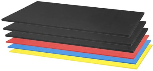sourcing map Tool Box Foam 24x12 EVA Non-Slip Toolbox Foam Inserts Adjustable Liner for Board Game Box Cases Storage Drawer, 6in1 Set, 4 Colors